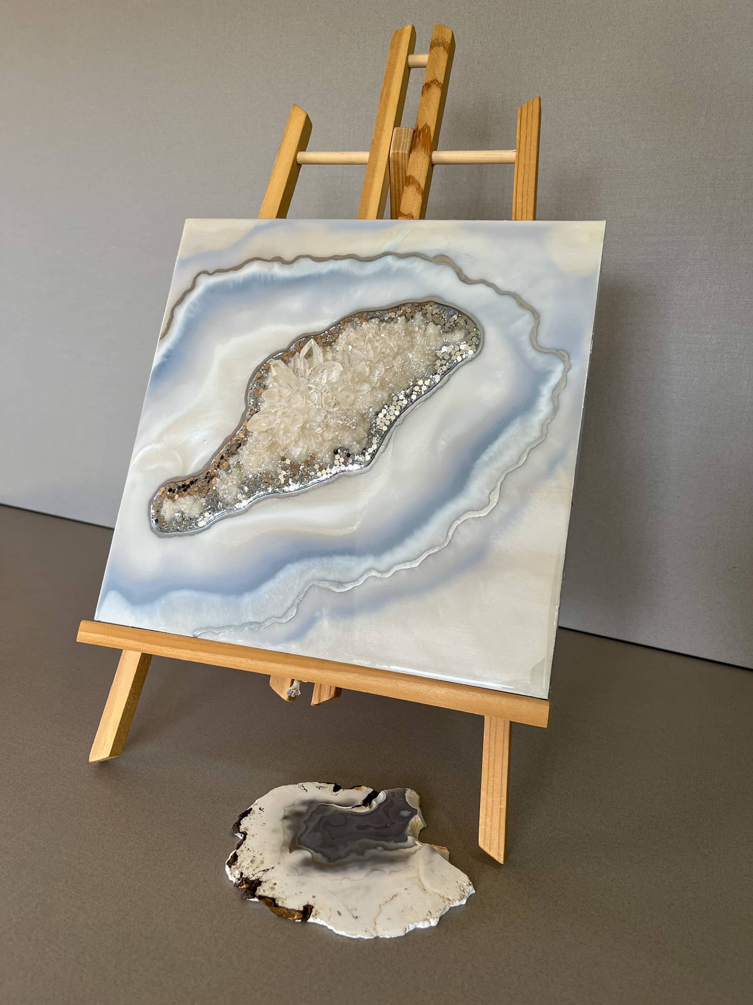 Original Artwork Set Microgeode "Blue Stone" A1 - Imagen 2